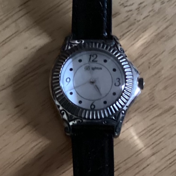 Brighton Roxbury Women’s Watch with Black Leather Band main image 5